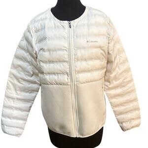 Columbia Women’s ½ Puffer Jacket L Winter White AK1214